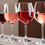 **

A close-up shot of various wine glasses (red, white, rosé) with wine in them, highlighting the different shapes and sizes. Soft, diffused lighting. Focus on the elegance and how the glass enhances the wine's visual appeal.

**